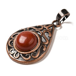 Natural Red Jasper Pendants&nbsp;G-H065-02R-22