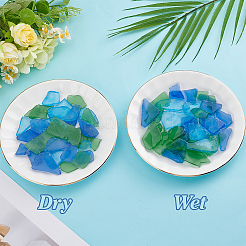 Ocean Series Glass Cabochons&nbsp;GLAA-PH0007-73