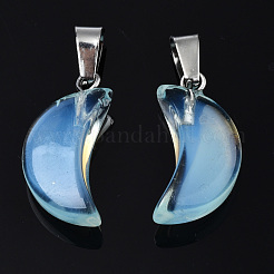 Spray Painted Glass Pendants&nbsp;GLAA-N035-021-A02