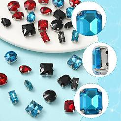 60Pcs 6 Styles Sew on Rhinestone&nbsp;RGLA-FS0001-22B