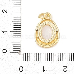 Natural White Shell Pendants&nbsp;KK-C170-08B-G