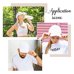 Polyester Baseball Cap&nbsp;AJEW-WH0455-295