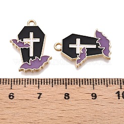 Halloween Theme Rack Plating Alloy Enamel Pendants&nbsp;X-ENAM-N056-357A