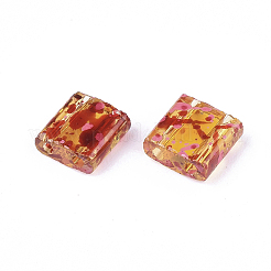 2-Hole Transparent Glass Seed Beads&nbsp;X-SEED-S023-30C-10