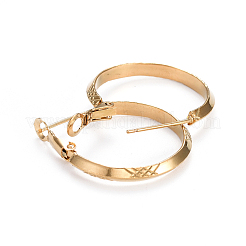 304 Stainless Steel Hoop Earrings&nbsp;EJEW-L232-011G