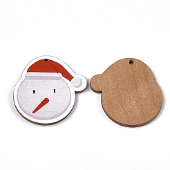 Printed Basswood Pendants&nbsp;WOOD-S045-043