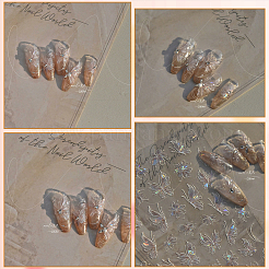 Butterfly Pattern PET Nail Art Stickers&nbsp;MRMJ-WH20017-011A