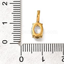 Ion Plating(IP) 304 Stainless Steel Rhinestone Pendants&nbsp;STAS-A104-11G-01