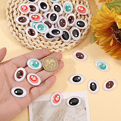 60Pcs 6 Colors Glass Craft Eyes for Doll&nbsp;DIY-CA0007-83
