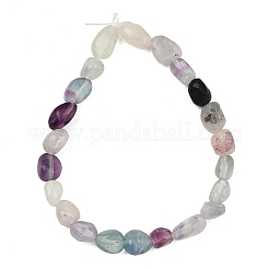 Natural Rainbow Fluorite Beads Strands&nbsp;GG-C286-A27