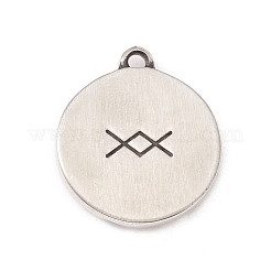304 Stainless Steel Pendant&nbsp;STAS-E053-37AS