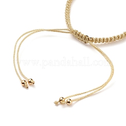 Adjustable Braided Polyester Cord Bracelet Making&nbsp;AJEW-JB00760-02