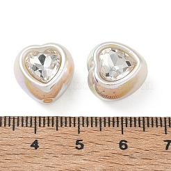 Baking Painted Acrylic & Rhinestone Beads&nbsp;RB-CBA19D7-02C