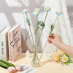 Handmade Crochet Cotton Artificial Flower&nbsp;AJEW-WH0009-75A