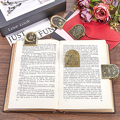 Tibetan Style Zinc Alloy Decorative Binder Clips&nbsp;FIND-WH20004-11B-AB