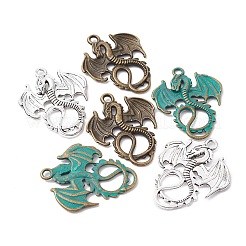 6Pcs 3 Styles Alloy Dragon Pendants&nbsp;FIND-FS0001-76