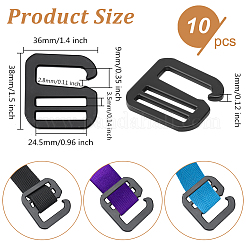 10Pcs Zinc Alloy Adjustable Buckles&nbsp;FIND-OC0002-03