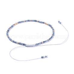 Adjustable Nylon Thread Braided Beads Bracelets&nbsp;BJEW-JB04374-04