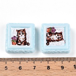 Opaque Resin Decoden Cabochons&nbsp;RESI-N039-130C