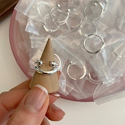 Alloy Smiling Face Finger Rings&nbsp;FS-WG53BEF-01