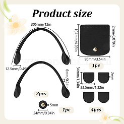PU Imitation Leather Bag Making Kit&nbsp;DIY-WH0671-533C