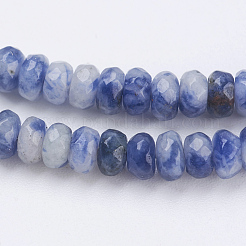 Natural Blue Spot Jasper Beads Strands&nbsp;G-K255-14