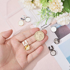 3 Pairs 3 Colors Brass Cufflinks&nbsp;BUTT-CA0001-22