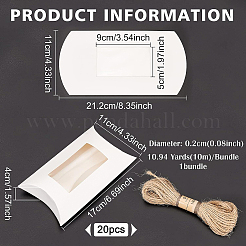 20Pcs Paper Pillow Boxes&nbsp;CON-BC0002-38A
