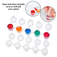 Plastic Paint Pots Strips&nbsp;DIY-PH0027-10