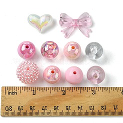 40Pcs 10 Styles Acrylic Beads&nbsp;MACR-FS0001-67