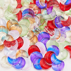 120Pcs 6 Colors Transparent Spray Painted Glass Beads&nbsp;GLAA-PA0001-04