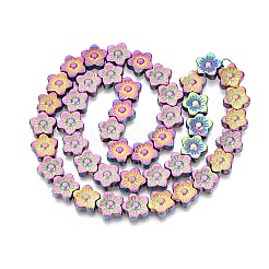 Electroplate Non-magnetic Synthetic Hematite Beads Strands&nbsp;G-T061-98D