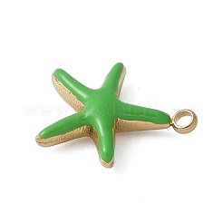 304 Stainless Steel Enamel Charms&nbsp;STAS-G353-03G-07