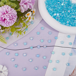 500Pcs Eco-Friendly Transparent Acrylic Beads&nbsp;MACR-ME0001-19