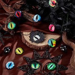 1 Bag Flatback Glass Cabochons&nbsp;GGLA-PH0001-55B