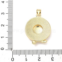 Brass Pendants&nbsp;KK-P345-15G-01