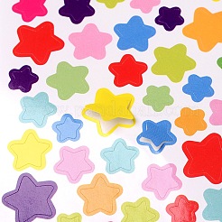 Star Pattern DIY Paper Picture Stickers&nbsp;AJEW-L053-03