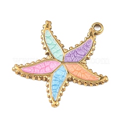 304 Stainless Steel Enamel Pendants&nbsp;STAS-Z186-14G