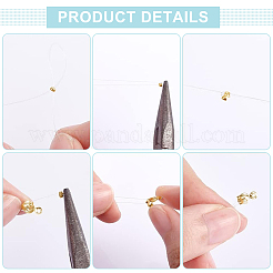 300Pcs 316 Surgical Stainless Steel Crimp Beads&nbsp;STAS-UN0056-24