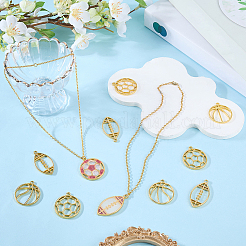 20Pcs 4 Styles Alloy Open Back Bezel Big Pendants&nbsp;FIND-SP0005-99