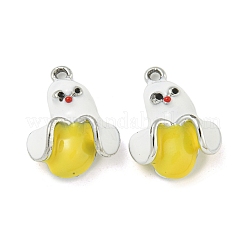 UV Plating Alloy Enamel Pendants&nbsp;FIND-M033-29P