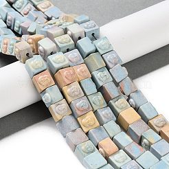 Natural Rainbow Alashan Agate Beads Strands&nbsp;G-NH0022-G01-01
