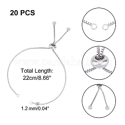 Tarnish Resistant 304 Stainless steel Chain Bracelet Making&nbsp;STAS-F118-P