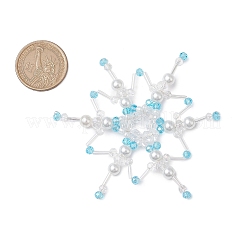 Christmas Theme Glass Big Pendants&nbsp;HJEW-JM02560