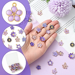 40Pcs 10 Styles Eco-Friendly Zinc Alloy Pendants&nbsp;FIND-FS0003-47