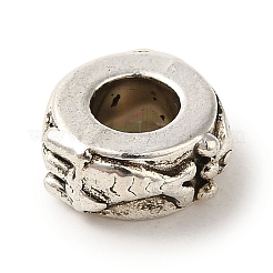 Tibetan Style Alloy European Beads&nbsp;TIBEP-L021-25AS