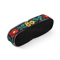 Ethnic Style Embroidery Cotton Ribbon&nbsp;OCOR-WH0073-57