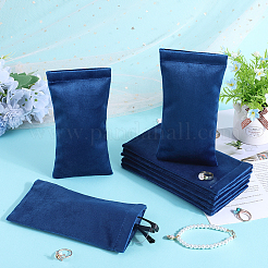 8Pcs Rectangle Velvet with Steel Glasses Case&nbsp;ABAG-BBC0001-15D