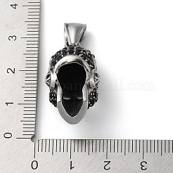 304 Stainless Steel Pendants&nbsp;STAS-D014-09AS-01