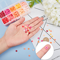 Handmade Polymer Clay Beads&nbsp;CLAY-PH0001-22B-6mm